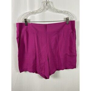 Wild fox Women’s Pink Rayon Shorts Sz M Pull On 5” Inseam Stretch Flat Front